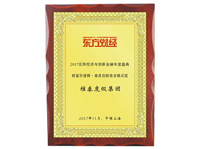 维泰-最具创新商业模式奖
